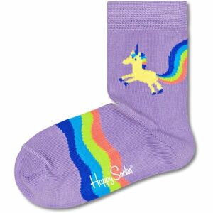HAPPY SOCKS RAINBOW TAIL Dětské ponožky, fialová, velikost 33-35