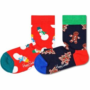 HAPPY SOCKS HOLIDAY GIFT SET 2P Dětské ponožky, mix, veľkosť 33-35