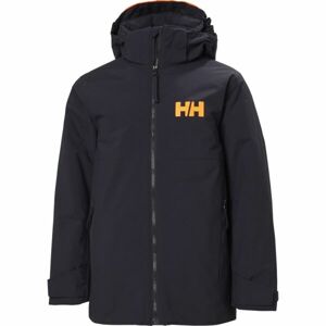 Helly Hansen JR TRAVERSE JACKET Dětská lyžařská bunda, tmavě modrá, velikost 12