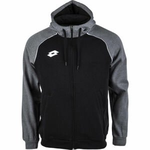 Lotto DELTA PLUS FULL-ZIP HOODIE Pánská mikina, šedá, velikost