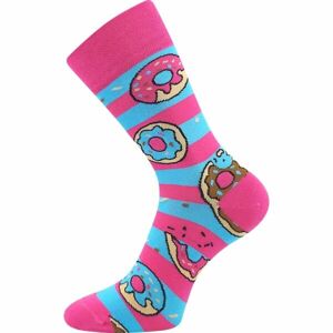 Lonka DONUT Unisex ponožky, růžová, velikost 35-38