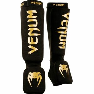 Venum KONTACT SHIN GUARDS Chrániče holení, černá, velikost L