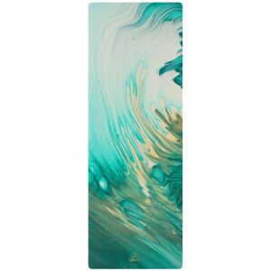 YOGGYS DESIGNOVÁ PODLOŽKA NA JÓGU 3.5 MM AQUA Podložka na jógu designová, modrá, velikost