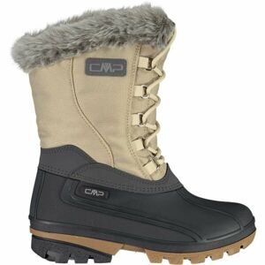 CMP GIRL POLHANNE SNOW BOOTS Dívčí sněhule, béžová, veľkosť 33