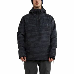 FUNDANGO BURNABY ANORAK Pánská lyžařská/snowboardová bunda, černá, velikost L