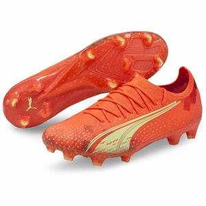 Puma ULTRA ULTIMATE FG/AG Pánské kopačky, oranžová, velikost 44.5