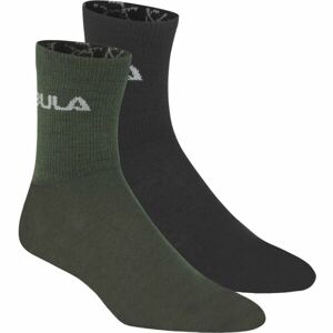 Bula 2PK WOOL SOCK Pánské ponožky, černá, veľkosť L