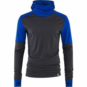 Bula MERINO WOOL HOODIE Pánská Merino mikina, tmavě šedá, velikost