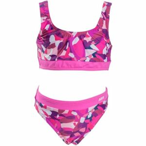 Axis TWO-PIECE SWIMSUIT Dívčí dvoudílné plavky, růžová, velikost