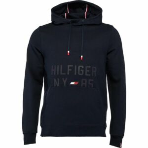 Tommy Hilfiger GRAPHIC HOODY Pánská mikina, tmavě modrá, veľkosť XXL