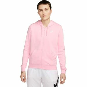 Nike NSW CLUB FLC FZ HOODIE STD Dámská mikina, růžová, velikost L