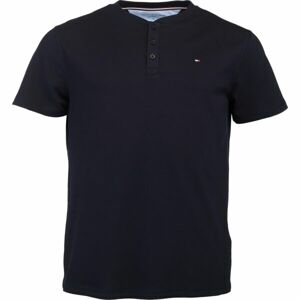 Tommy Hilfiger TH 1985-SS HENLEY TEE Pánské tričko, tmavě modrá, velikost XL