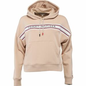 Tommy Hilfiger CLASSIC-HWK HOODIE Dámská mikina, béžová, velikost L