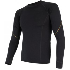 Sensor MERINO AIR Pánské funkční triko, černá, velikost XXXL