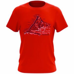Northfinder JEFFERSON Pánské tričko, červená, velikost L