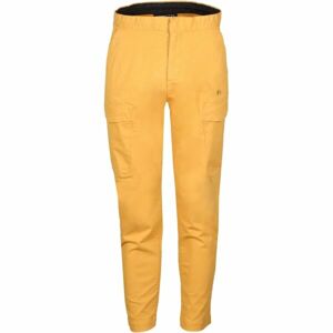 FUNDANGO ARBOR CARGO PANTS Pánské volnočasové kalhoty, žlutá, velikost M