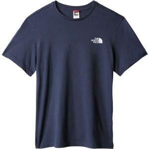 The North Face M S/S SIMPLE DOME TEE Pánské tričko s krátkým rukávem, tmavě modrá, velikost M