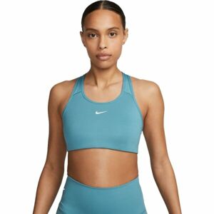 Nike SWOOSH BRA PAD Dámská sportovní podprsenka, světle modrá, velikost L