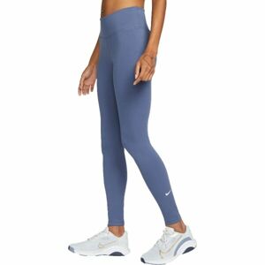 Nike ONE DRI-FIT Dámské sportovní legíny, světle modrá, velikost