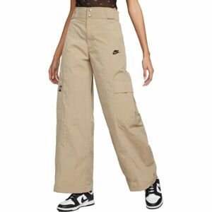 Nike NSW WVN OS PANT HR SW Dámské kalhoty, béžová, velikost XL