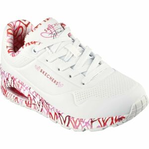 Skechers UNO - LOVING LOVE Dámská volnočasová obuv, bílá, velikost 37