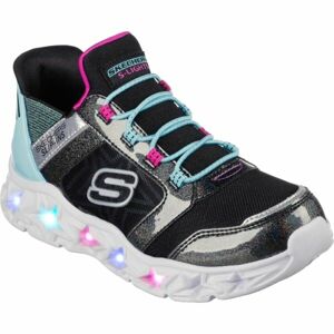 Skechers SLIP-INS: GALAXY LIGHTS Dívčí volnočasová obuv, černá, velikost 30