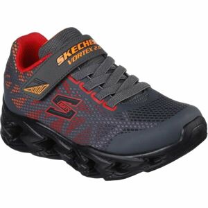 Skechers VORTEX 2.0 Chlapecká volnočasová obuv, tmavě šedá, velikost 28