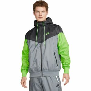 Nike HERITAGE ESSENTIALS WINDRUNNER Pánská bunda, šedá, velikost