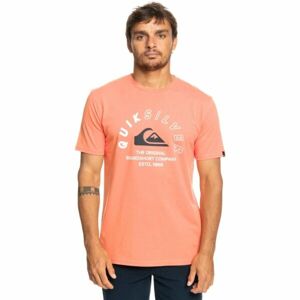 Quiksilver MIXED SIGNALS SS Pánské triko, lososová, velikost XL