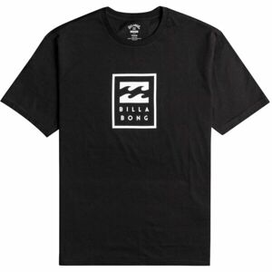 Billabong UNITY STACKED SS Pánské triko, černá, veľkosť L
