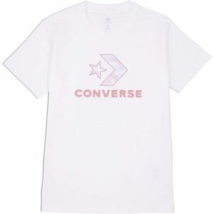 Converse SEASONAL STAR CHEVRON SS TEE Dámské tričko, bílá, velikost M