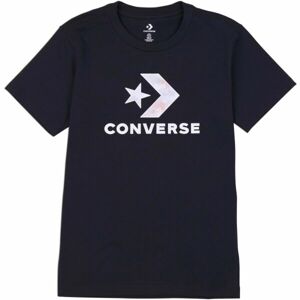 Converse SEASONAL STAR CHEVRON SS TEE Dámské tričko, černá, veľkosť XL