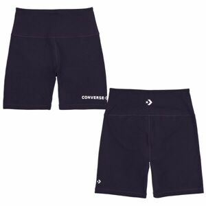 Converse WORDMARK BIKE SHORT Dámské šortky, černá, velikost S