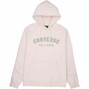 Converse CLASSIC FIT ALL STAR SINGLE SCREEN PRINT HOODIE BB Unisexová mikina, růžová, velikost L