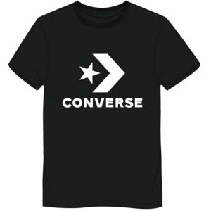 Converse STANDARD FIT CENTER FRONT LARGE LOGO STAR CHEV SS TEE Unisexové tričko, černá, velikost L