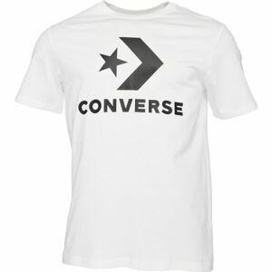 Converse STANDARD FIT CENTER FRONT LARGE LOGO STAR CHEV Unisexové tričko, bílá, velikost