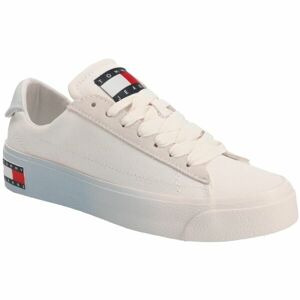 Tommy Hilfiger TOMMY JEANS LEATHER V.FLATFORM Dámské nízké tenisky, bílá, velikost 36