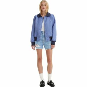 Levi's HIGH WAISTED MOM SHORT Dámské džínové kraťasy, světle modrá, velikost 28