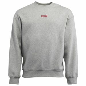 Levi's® RELAXED BABY TAB CREW Pánská mikina, šedá, velikost