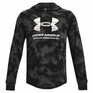 Under Armour UA RIVAL TERRY NOVELTY HD Pánská mikina, černá, velikost L