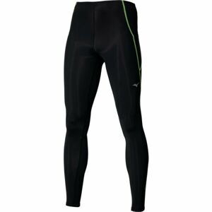 Mizuno BG3000 LONG TIGHT Pánské běžecké legíny, černá, velikost M