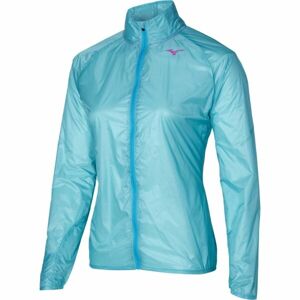 Mizuno AERO JACKET Dámská běžecká bunda, světle modrá, velikost XS