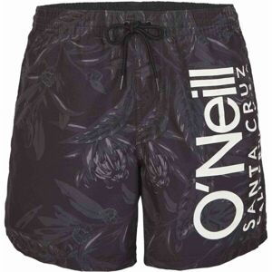 O'Neill CALI FLORAL 16'' SWIM SHORTS Pánské koupací šortky, černá, velikost M