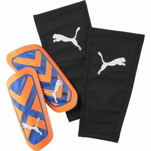 Puma ULTRA FLEX SLEEVE Fotbalové chrániče, oranžová, velikost