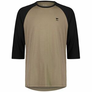 MONS ROYALE TARN MERINO SHIFT RAGLAN 3/4 Pánský dres na kolo, hnědá, velikost