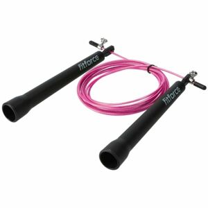 Fitforce SPEED ROPE Rychlostní švihadlo, růžová, velikost 275