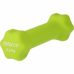 Fitforce FDBN 0,5 KG Jednoruční činka, světle zelená, velikost 0,5 KG