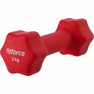 Fitforce FDBN 2 KG Jednoruční činka, červená, velikost 2 KG