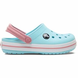 Crocs CROCBAND T Dětské pantofle, světle modrá, velikost 24/25