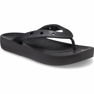 Crocs CLASSIC PLATFORM FLIP W Dámské žabky, černá, velikost 38/39